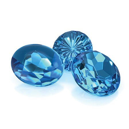 December - Blue Zircon